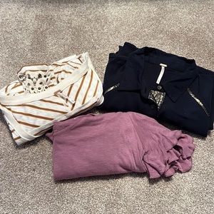 LOT of FREE PEOPLE shirts size XS